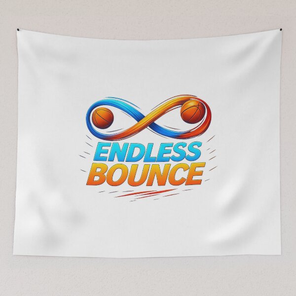 Item preview, Endless Bounce Basketball – Infinity Dribble Street Hoops T-Shirt designed and sold by RMTrendy.