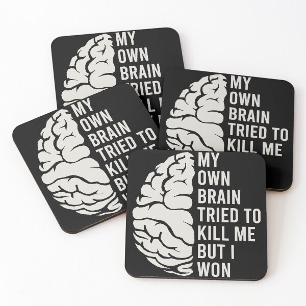 Item preview, My Own Brain Tried To Kill Me, But I Won - Stroke Warrior Survivor Support designed and sold by kaneishiayuvi.