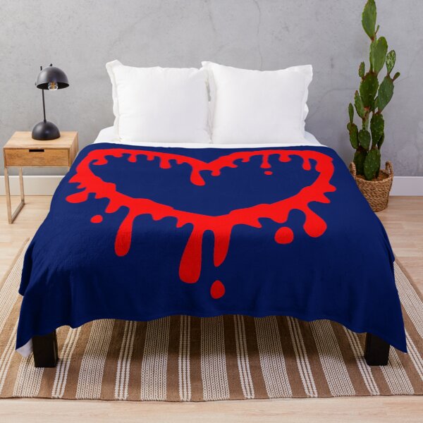 Item preview, Dripping Blood Heart Frame Outline Silhouette designed and sold by RS4you.