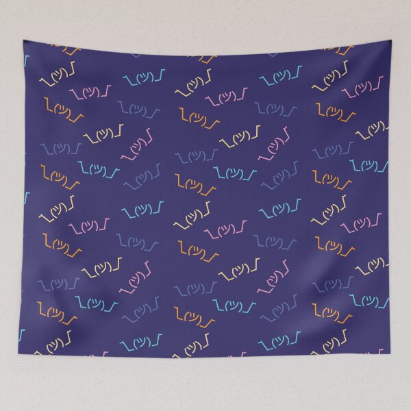 Item preview, Perfect Classic "Idk" ¯\_(ツ)_/¯ Shrug Emoji – Colorful Pattern designed and sold by trblmkrspace.