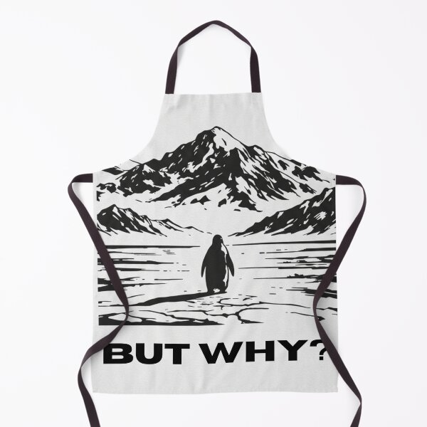 Item preview, But why? - Nihilist Penguin Art Board Print designed and sold by FestivityFinds.