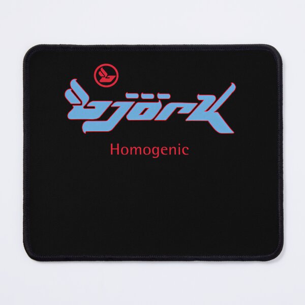 Item preview, Bjork Homogenic Logo (Light Blue Red) designed and sold by dustyblue-.