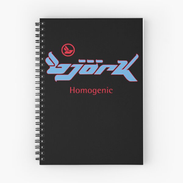 Item preview, Bjork Homogenic Logo (Light Blue  Red) designed and sold by dustyblue-.