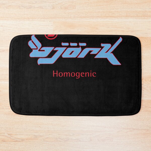 Item preview, Bjork Homogenic Logo (Light Blue  Red) designed and sold by dustyblue-.