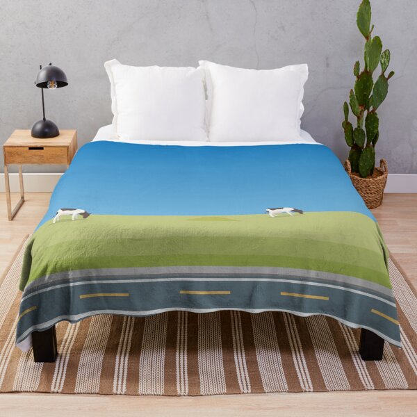 Item preview, Title: Serene Pastoral Meadow with Grazing Cows Landscape designed and sold by Preat Landscape Vector.