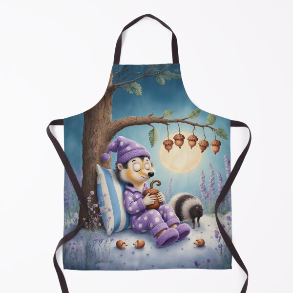 Item preview, Sweet Moonlight Nap – Whimsical Hedgehog Dreaming Under the Moon designed and sold by Whimsical Hug.