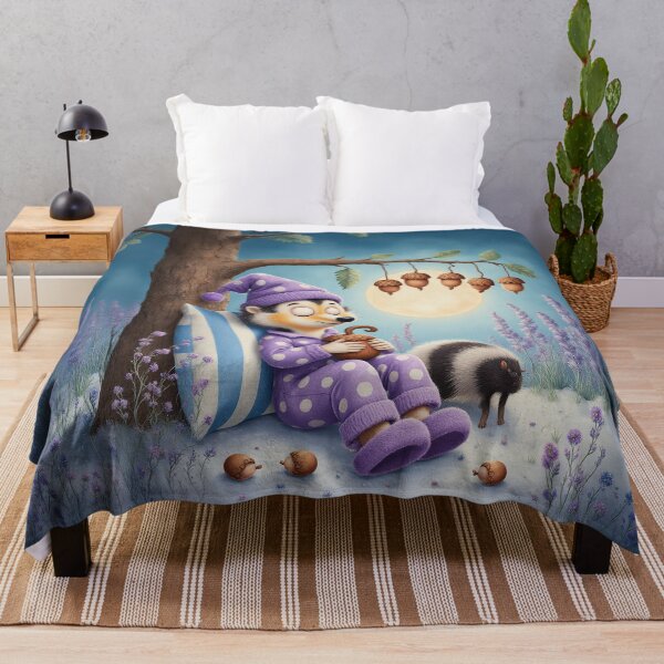 Item preview, Sweet Moonlight Nap – Whimsical Hedgehog Dreaming Under the Moon designed and sold by Whimsical Hug.