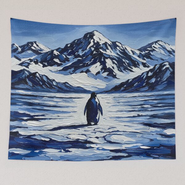 Item preview, Nihilist Penguin Art Board Print designed and sold by FestivityFinds.