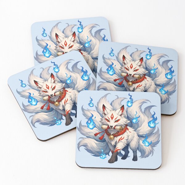 Item preview, Japanese Spirit Fox (kitsune) designed and sold by Myra365Art.