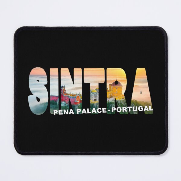 Item preview, SINTRA Pena Palace Portugal - Hilltop Castle Foggy Sunrise Romanticist designed and sold by Adam Gormley.