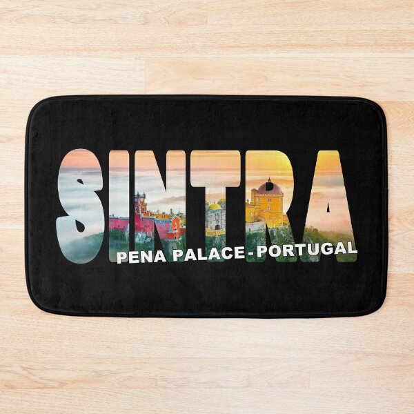 Item preview, SINTRA Pena Palace Portugal - Hilltop Castle Foggy Sunrise Romanticist designed and sold by Adam Gormley.