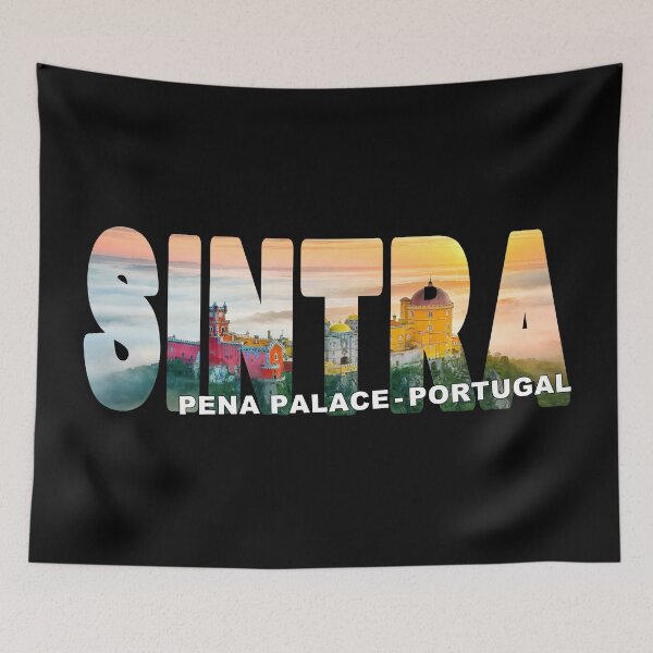 Item preview, SINTRA Pena Palace Portugal - Hilltop Castle Foggy Sunrise Romanticist designed and sold by Adam Gormley.