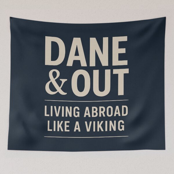 Item preview, Danish Expat Viking Typography Design designed and sold by Place-Heritages.