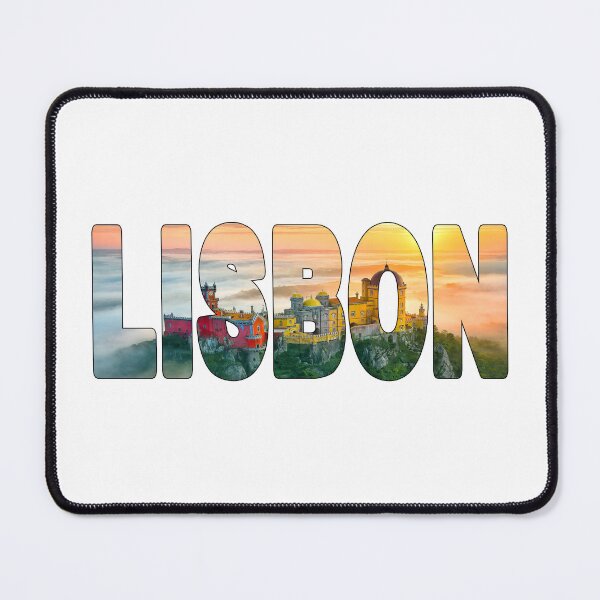 Item preview, LISBON - Sintra Pena Palace Portugal Hilltop Castle Foggy Sunrise Glow designed and sold by Adam Gormley.