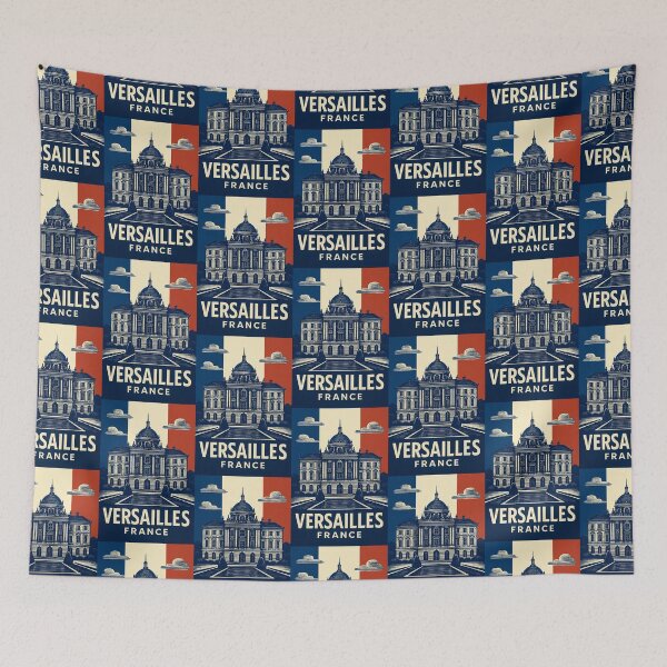 Item preview, Versailles France Linocut Style  designed and sold by Thistle-TShop.