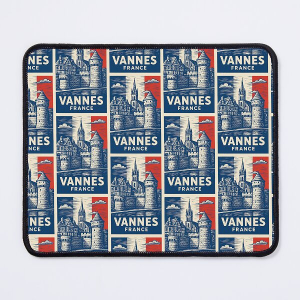 Item preview, Vannes France Linocut Style designed and sold by Thistle-TShop.