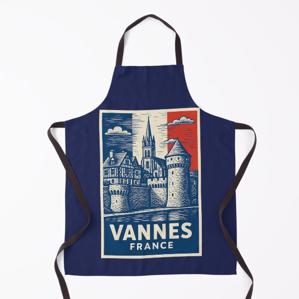 Item preview, Vannes France Linocut Style designed and sold by Thistle-TShop.