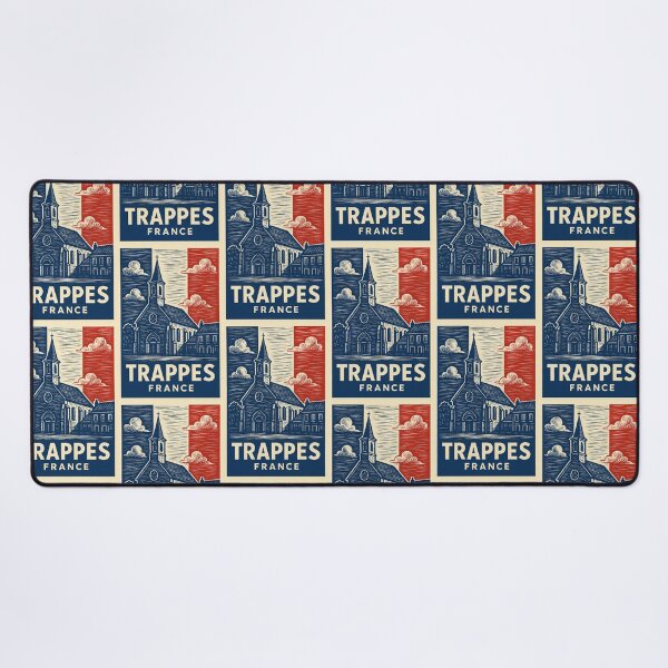 Item preview, Trappes France Linocut Style designed and sold by Thistle-TShop.