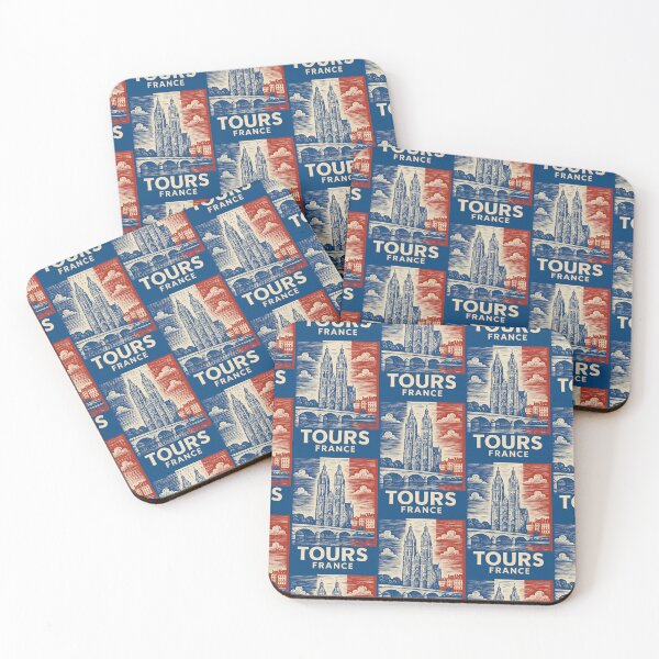 Item preview, Tours France Linocut Style  designed and sold by Thistle-TShop.