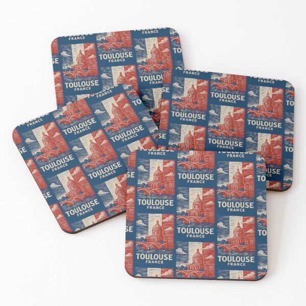 Item preview, Toulouse France Linocut Style  designed and sold by Thistle-TShop.