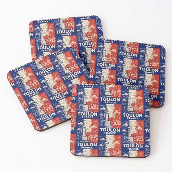 Item preview, Toulon France Linocut Style  designed and sold by Thistle-TShop.
