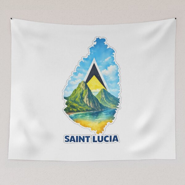 Item preview, St Lucia Caribbean designed and sold by scicilysimonee.