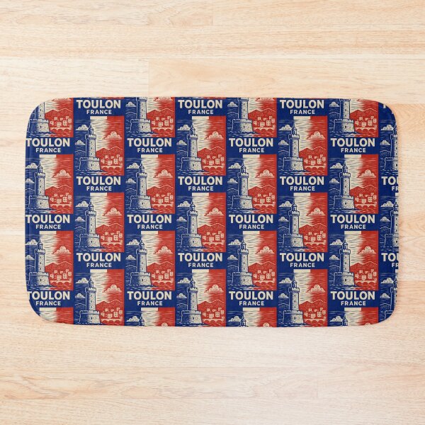 Item preview, Toulon France Linocut Style  designed and sold by Thistle-TShop.
