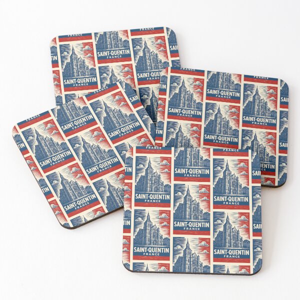 Item preview, Saint-Quentin France Linocut Style  designed and sold by Thistle-TShop.