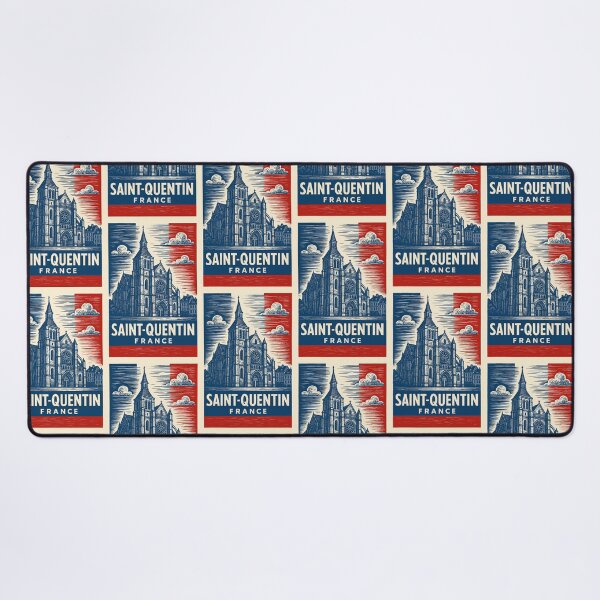 Item preview, Saint-Quentin France Linocut Style  designed and sold by Thistle-TShop.