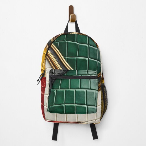 Item preview, Colorblock Croc Leather designed and sold by Kaleidoscope Print.