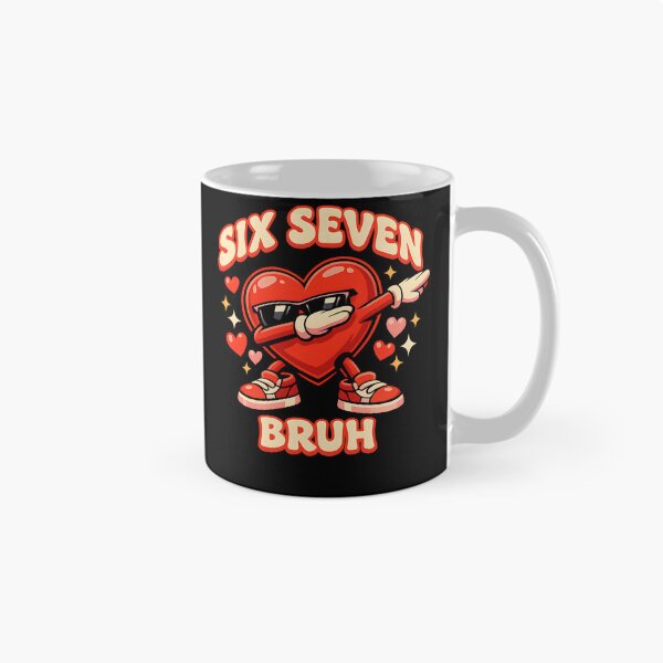 Item preview, Dabbing Heart Six Seven Bruh Design designed and sold by VampimorPH.