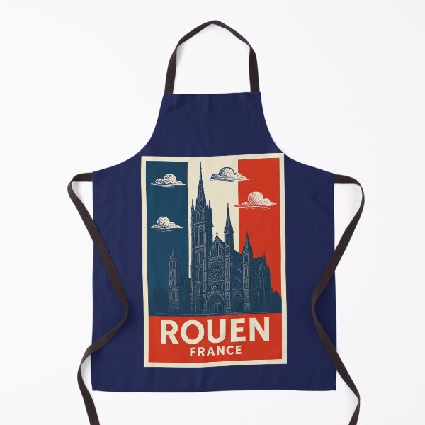 Item preview, Rouen France Linocut Style designed and sold by Thistle-TShop.