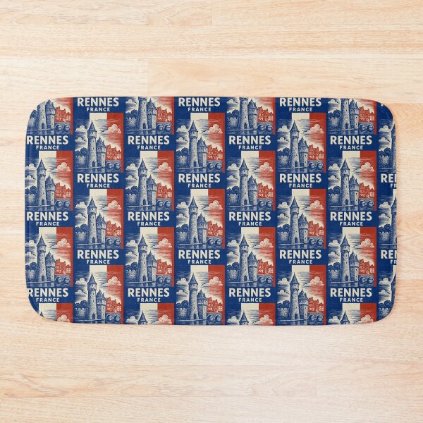 Item preview, Rennes France Linocut Style  designed and sold by Thistle-TShop.