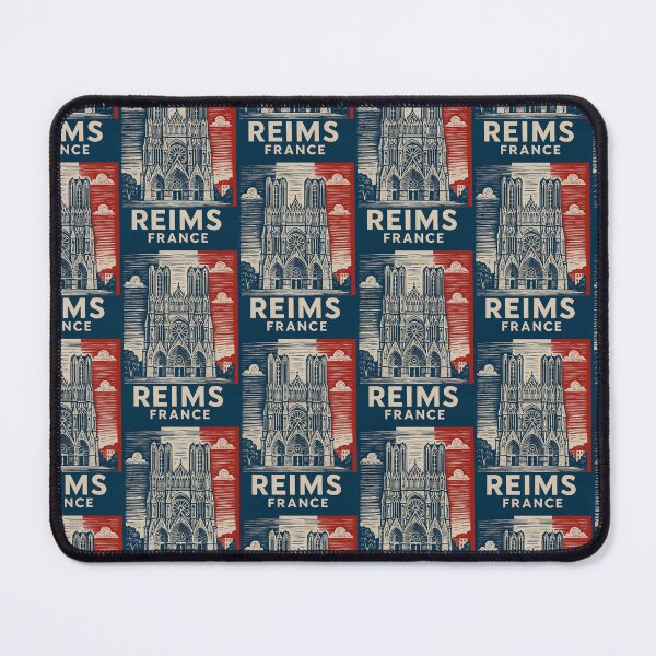 Item preview, Reims France Linocut Style designed and sold by Thistle-TShop.