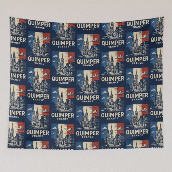 Item preview, Quimper France Linocut Style  designed and sold by Thistle-TShop.