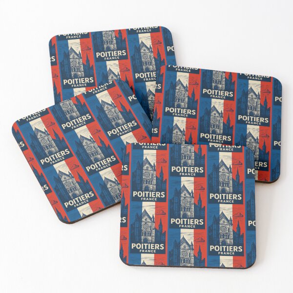 Item preview, Poitiers France Linocut Style  designed and sold by Thistle-TShop.