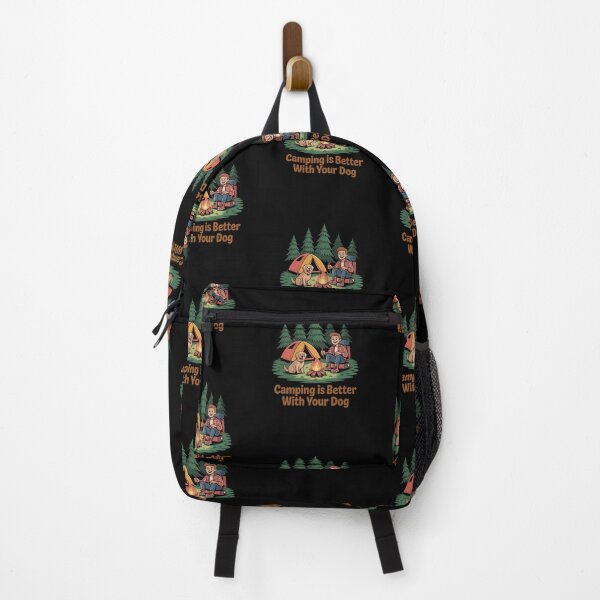 Item preview, Camping is Best With Your Dog - Young Dog Design designed and sold by Peter Stawicki.