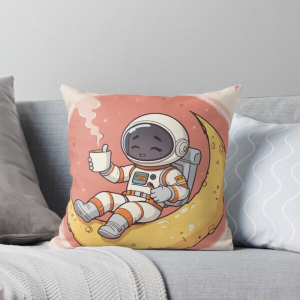Item preview, Chill Astronaut Coffee on the Moon designed and sold by PixelVibe782.