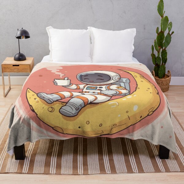 Item preview, Chill Astronaut Coffee on the Moon designed and sold by PixelVibe782.