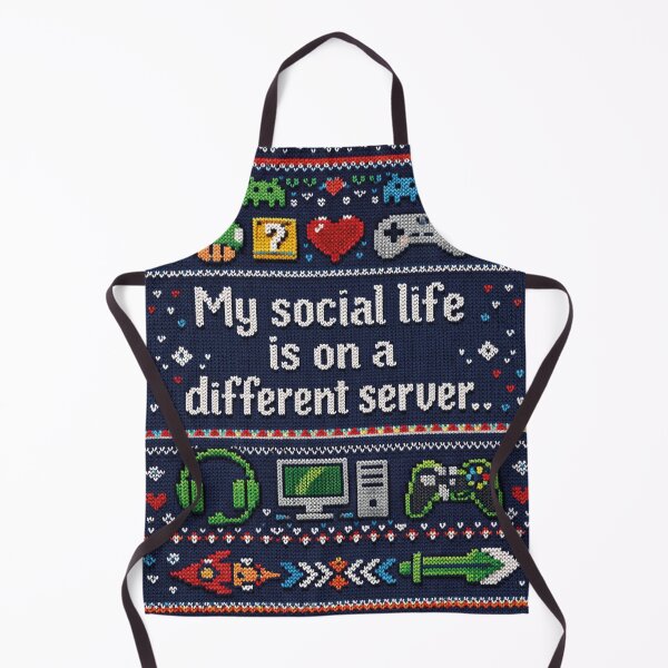 Item preview, Gaming Server Social Life Knit Design designed and sold by Mauswohn.