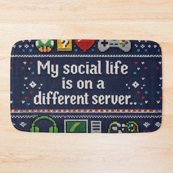 Item preview, Gaming Server Social Life Knit Design designed and sold by Mauswohn.
