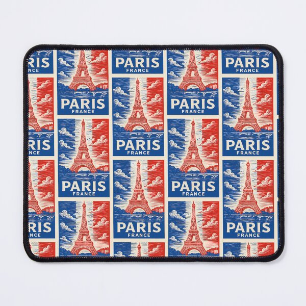 Item preview, Paris France Linocut Style  designed and sold by Thistle-TShop.