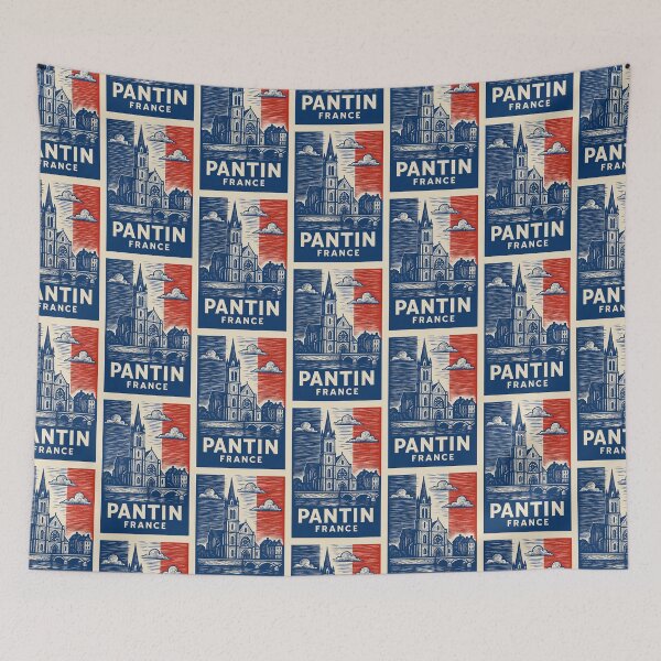 Item preview, Pantin France Linocut Style  designed and sold by Thistle-TShop.