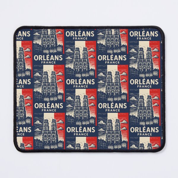 Item preview, Orleans France Linocut Style designed and sold by Thistle-TShop.