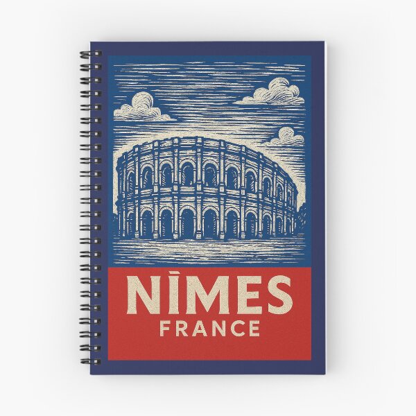 Item preview, Nimes France Linocut Style  designed and sold by Thistle-TShop.
