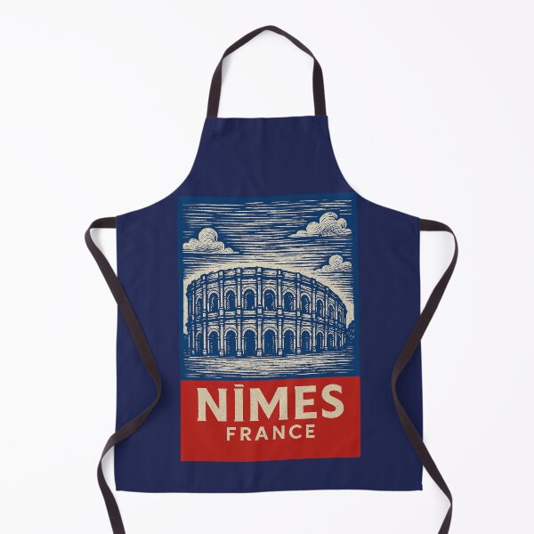 Item preview, Nimes France Linocut Style designed and sold by Thistle-TShop.