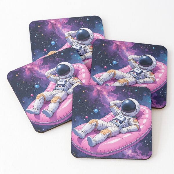 Item preview, Chill Astronaut Floating in Space designed and sold by PixelVibe782.