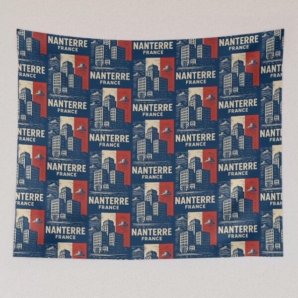Item preview, Nanterre France Linocut Style  designed and sold by Thistle-TShop.