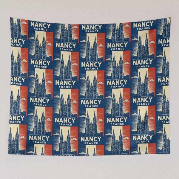 Item preview, Nancy France Linocut Style  designed and sold by Thistle-TShop.