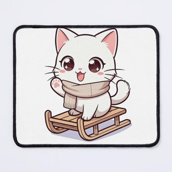 Item preview, Pretty cat on its sled designed and sold by UrbanView.